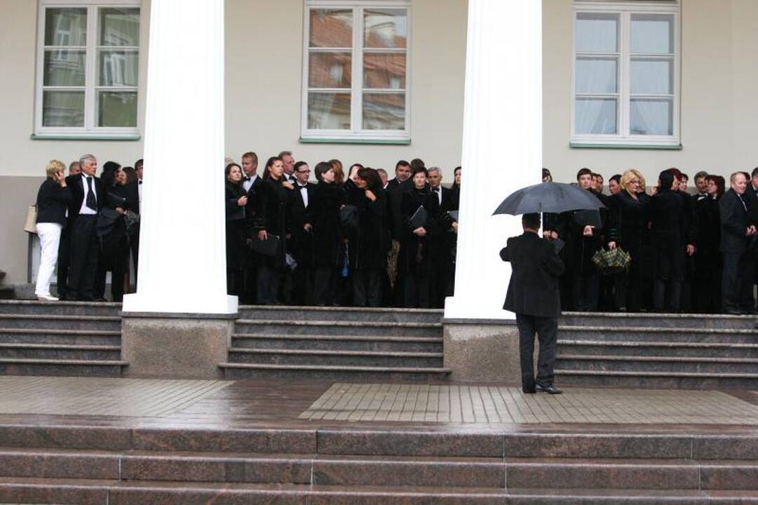 Vilniaus Daukanto aikštėje surengtas šventinis koncertas