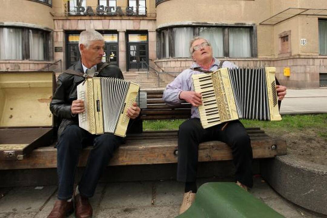 Muzikuoti išdrįso ir moksleiviai, ir pensininkai
