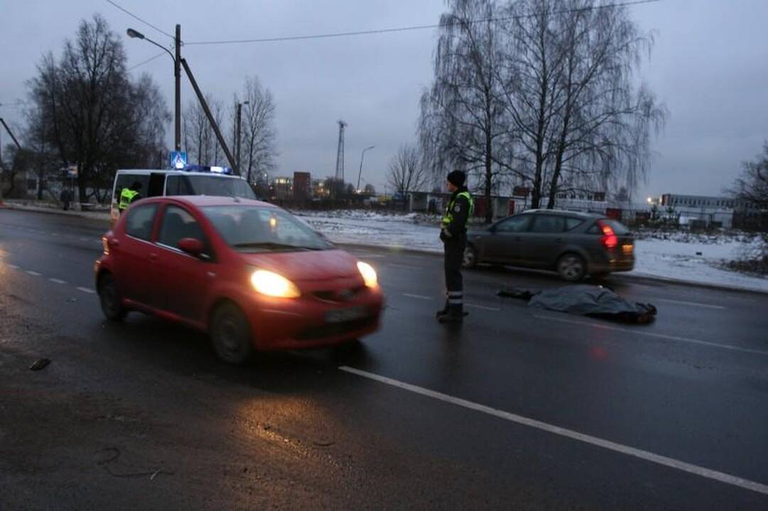 Vilniuje žuvo pėsčiųjų perėjoje partrenktas vyras