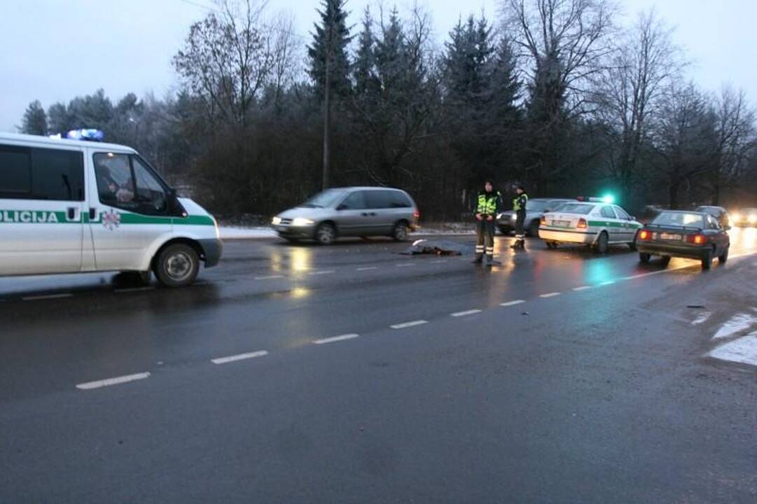 Vilniuje žuvo pėsčiųjų perėjoje partrenktas vyras