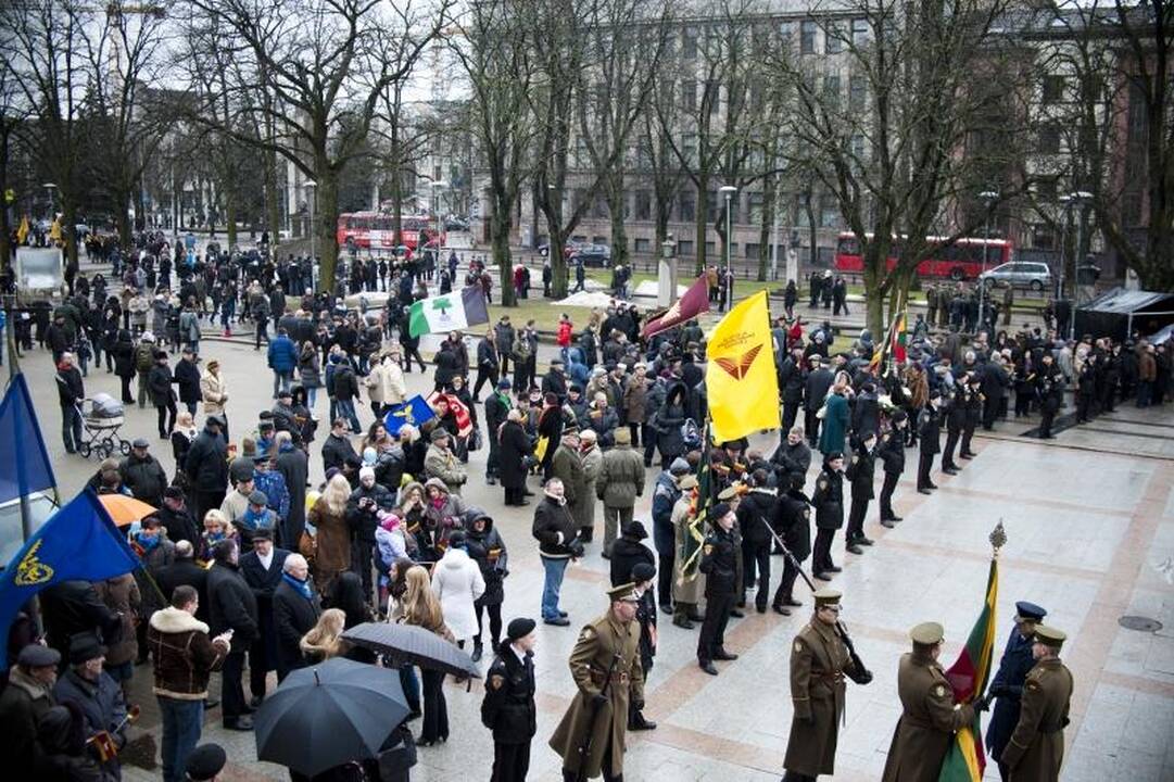 Kauniečiai gausiai rinkosi švęsti Nepriklausomybės dienos
