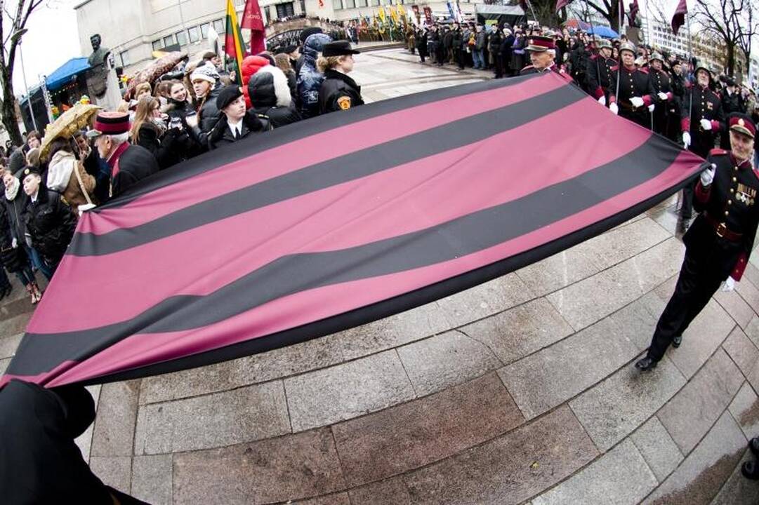 Kauniečiai gausiai rinkosi švęsti Nepriklausomybės dienos
