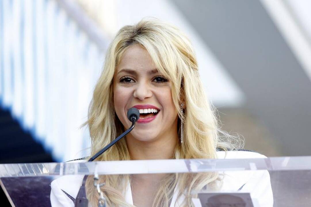 Shakira gavo žvaigždę Holivudo šlovės alėjoje