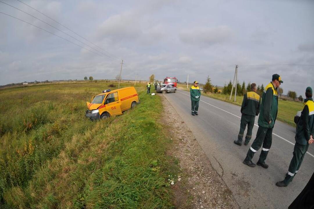 Tragiška avarija Kauno rajone nusinešė vyro gyvybę 