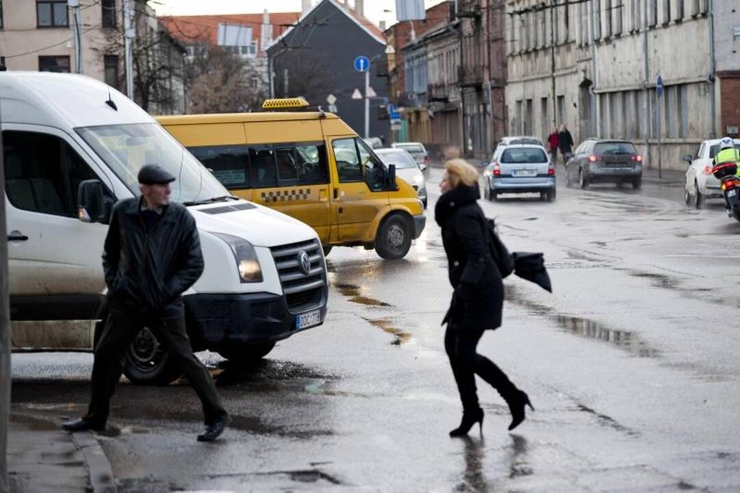 Audra didelių nuostolių mieste nepridarė