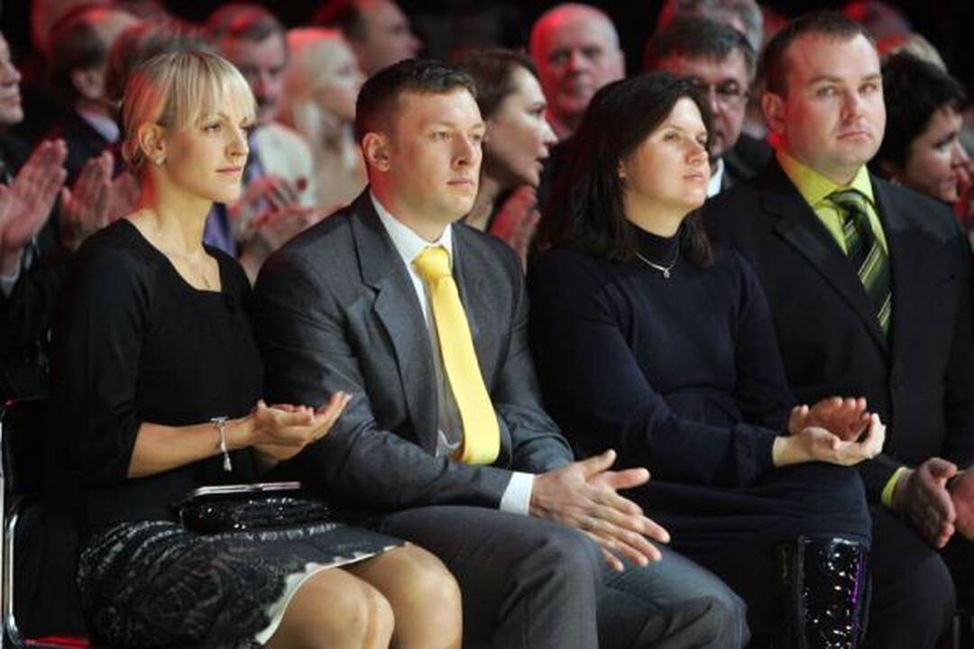 Šventinėje ceremonijoje S.Krupeckaitei įteiktas „Šaulys“
