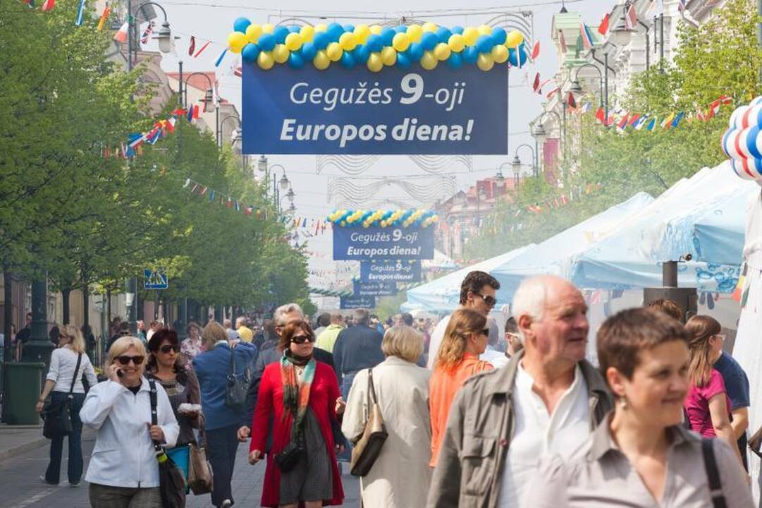 Europos dienai skirtuose renginiuose – žaidimai, muzika, patiekalai
