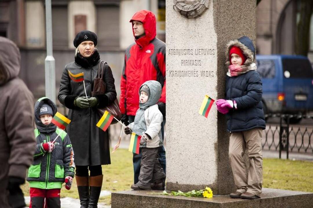 Kauniečiai gausiai rinkosi švęsti Nepriklausomybės dienos