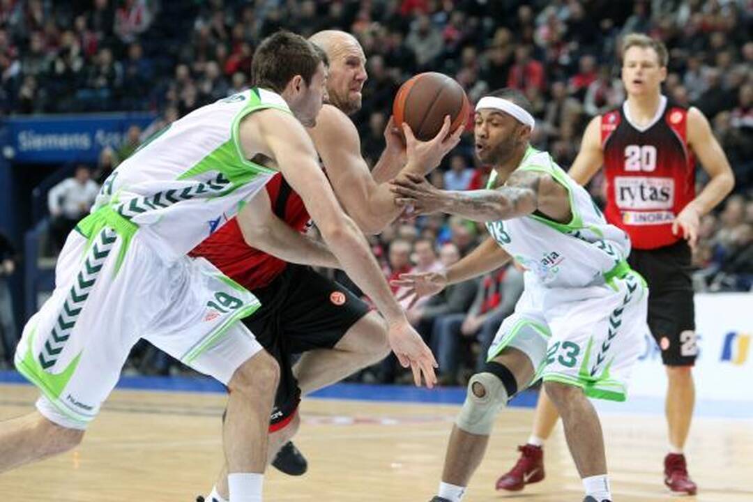 Eurolyga: Vilniaus „Lietuvos rytas“ – Malagos „Unicaja“ 70:65