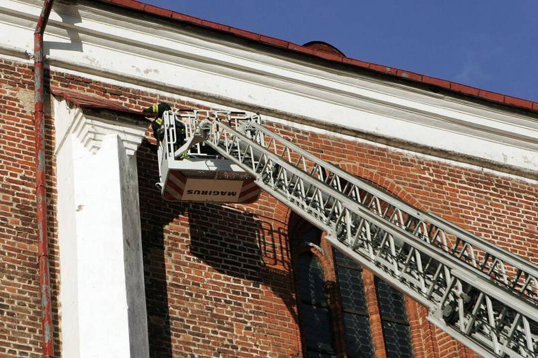 Audra didelių nuostolių mieste nepridarė