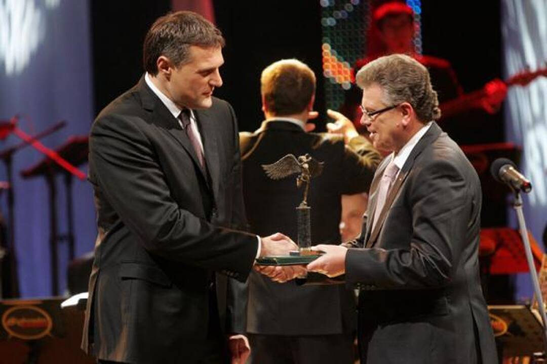 Šventinėje ceremonijoje S.Krupeckaitei įteiktas „Šaulys“