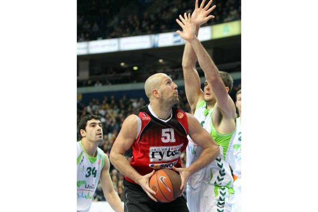 Eurolyga: Vilniaus „Lietuvos rytas“ – Malagos „Unicaja“ 70:65