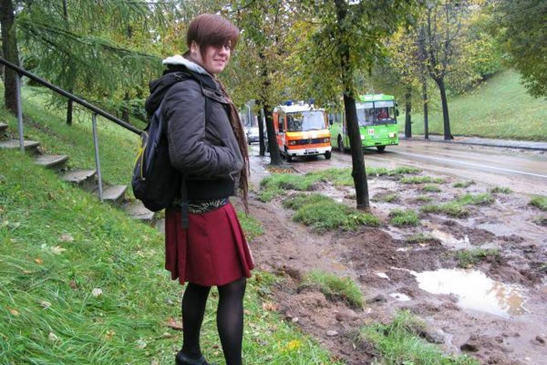 Nuošliauža paralyžiavo eismą Kauno Savanorių prospektu