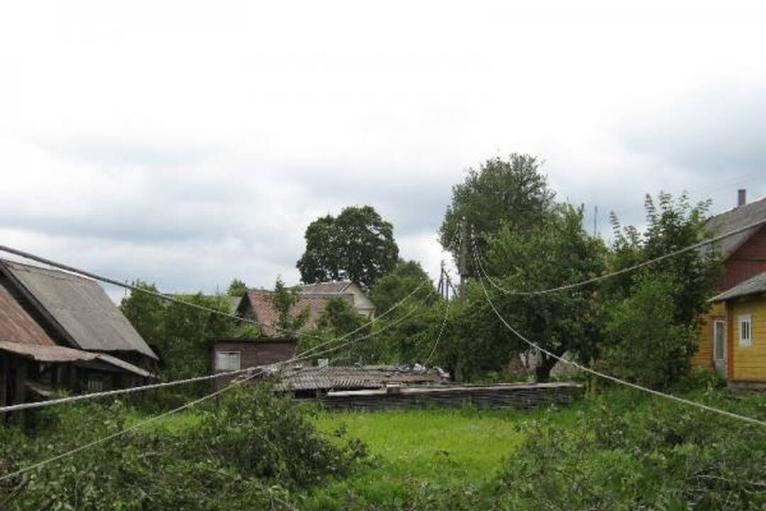 RST dėl audros patyrė per 1 mln. litų nuostolių