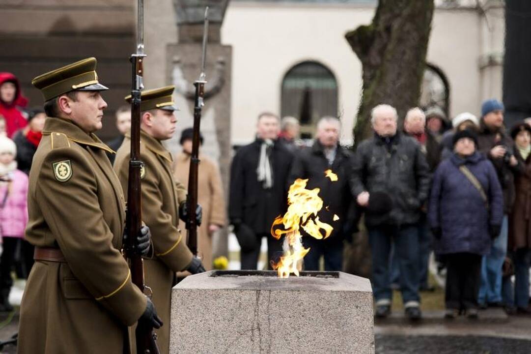 Kauniečiai gausiai rinkosi švęsti Nepriklausomybės dienos