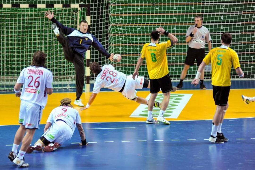 Lietuvos rankininkai neatsilaikė prieš norvegus