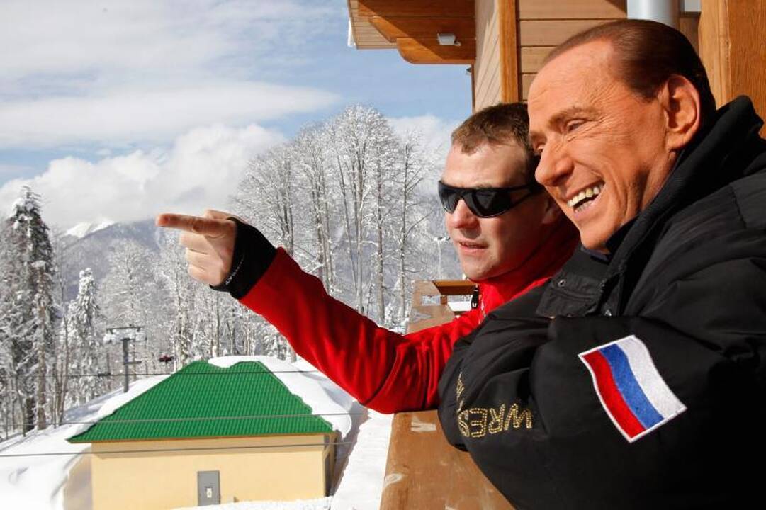 S.Berlusconi aplankė naujai išrinktą Rusijos prezidentą V.Putiną