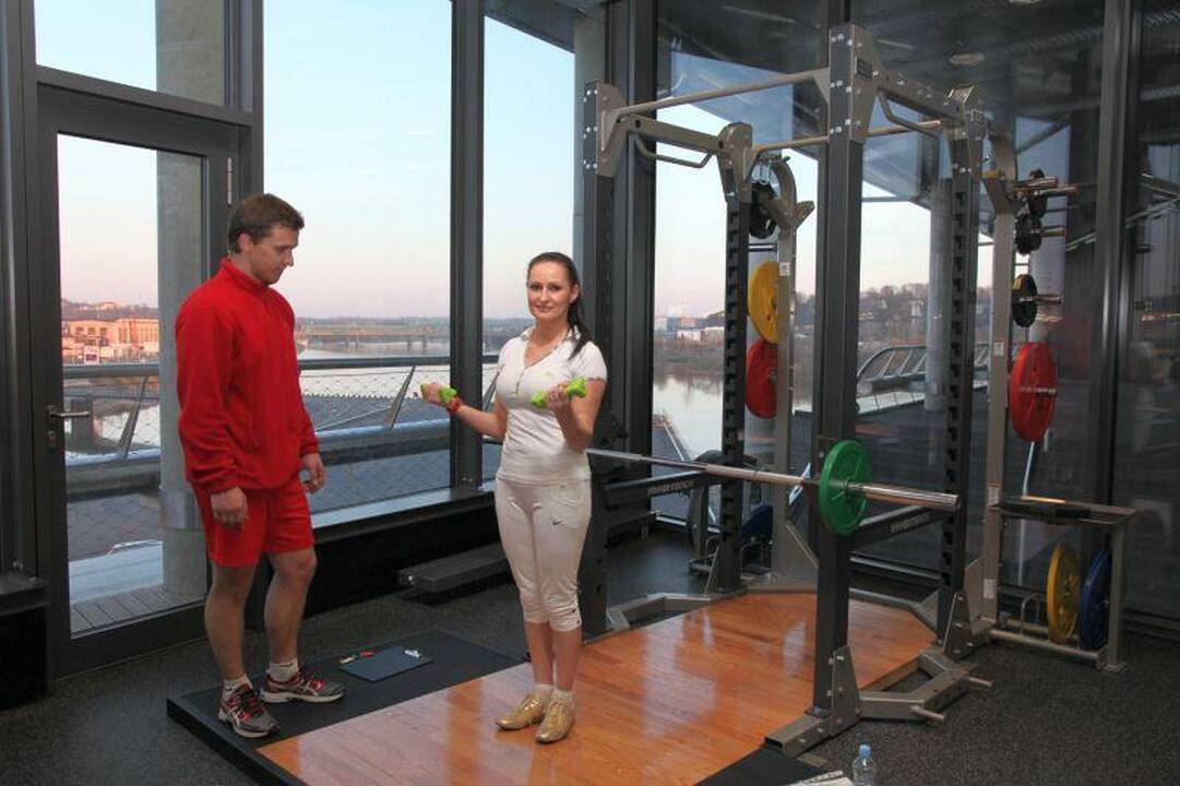 Verslininkė I. Budrienė po 15 metų vėl lies prakaitą sporto salėje