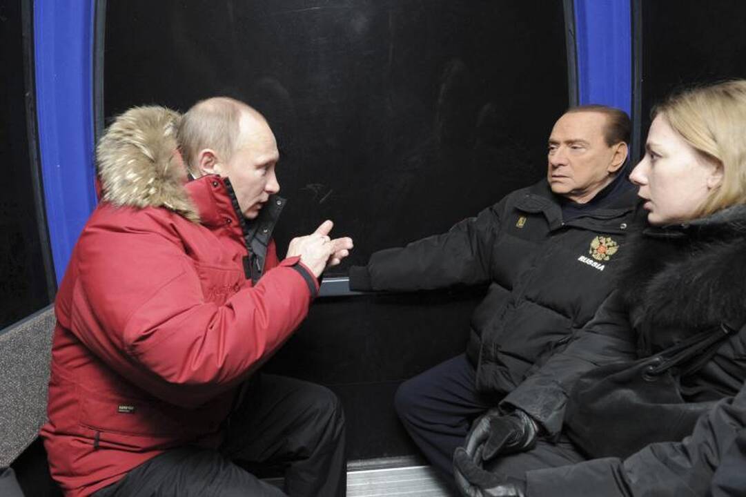S.Berlusconi aplankė naujai išrinktą Rusijos prezidentą V.Putiną