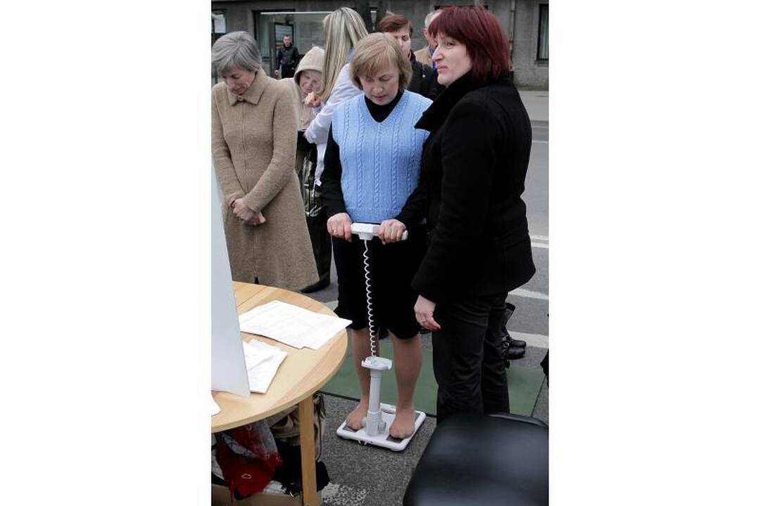 Klaipėdiečiai šventėje nemokamai tikrinosi sveikatą  