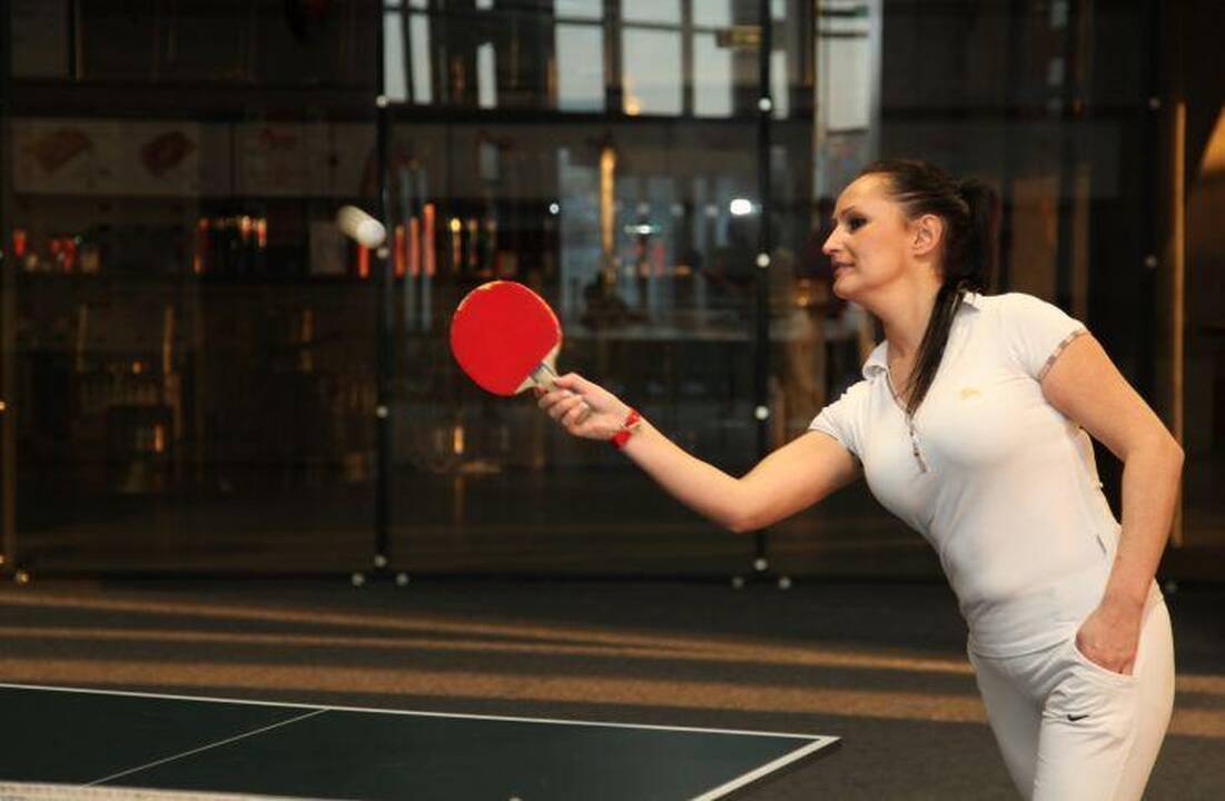 Verslininkė I. Budrienė po 15 metų vėl lies prakaitą sporto salėje