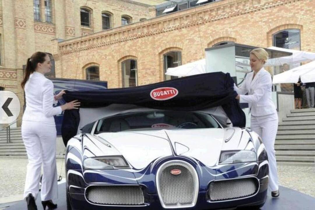Prabangai ribų nėra: „porcelianinė Bugatti“