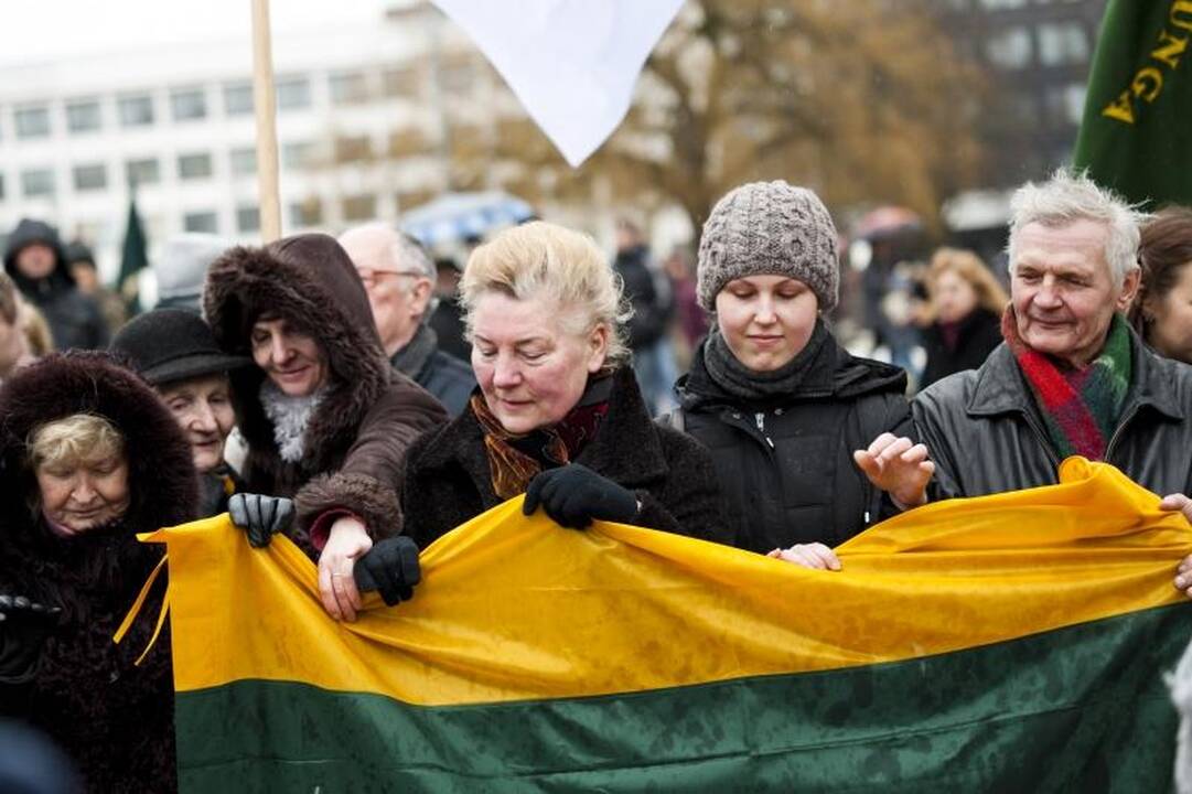 Kauniečiai gausiai rinkosi švęsti Nepriklausomybės dienos
