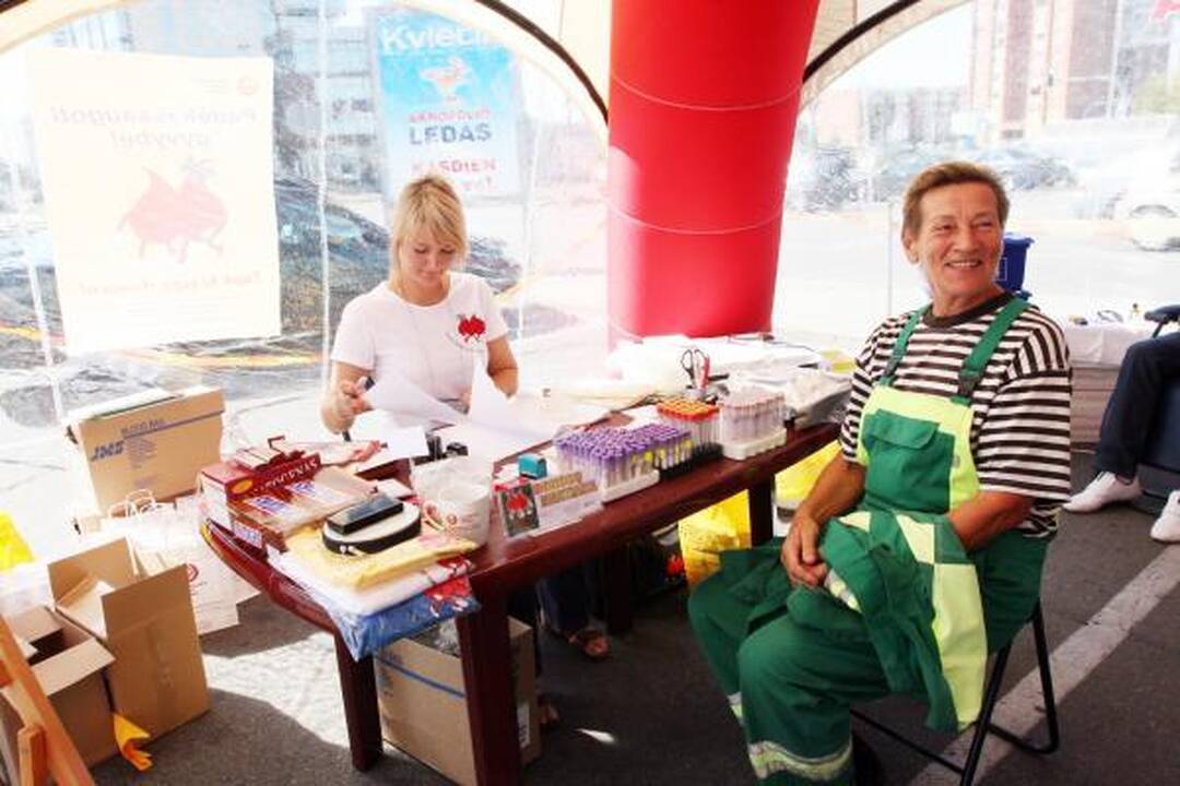Klaipėdiečių donorų akcijoje - daug naujokų