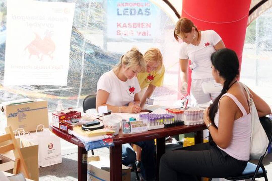 Klaipėdiečių donorų akcijoje - daug naujokų