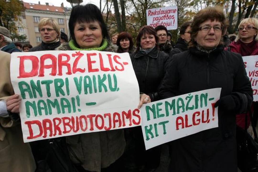 Profesinės sąjungos reikalauja premjero atsistatydinimo (papildyta)
