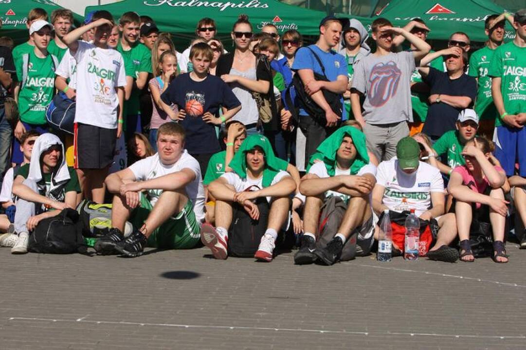 Kaune startavo „Žalgirio“ gatvės krepšinio turnyras