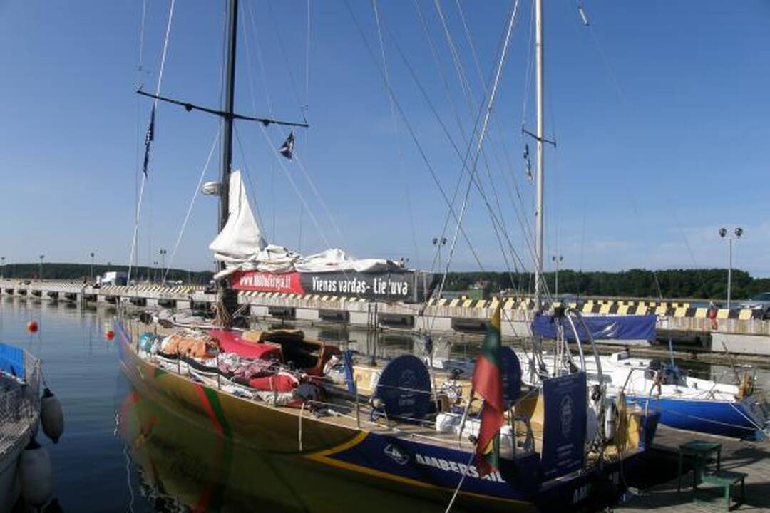 „Ambersail“ jau prisišvartavo Klaipėdos uoste