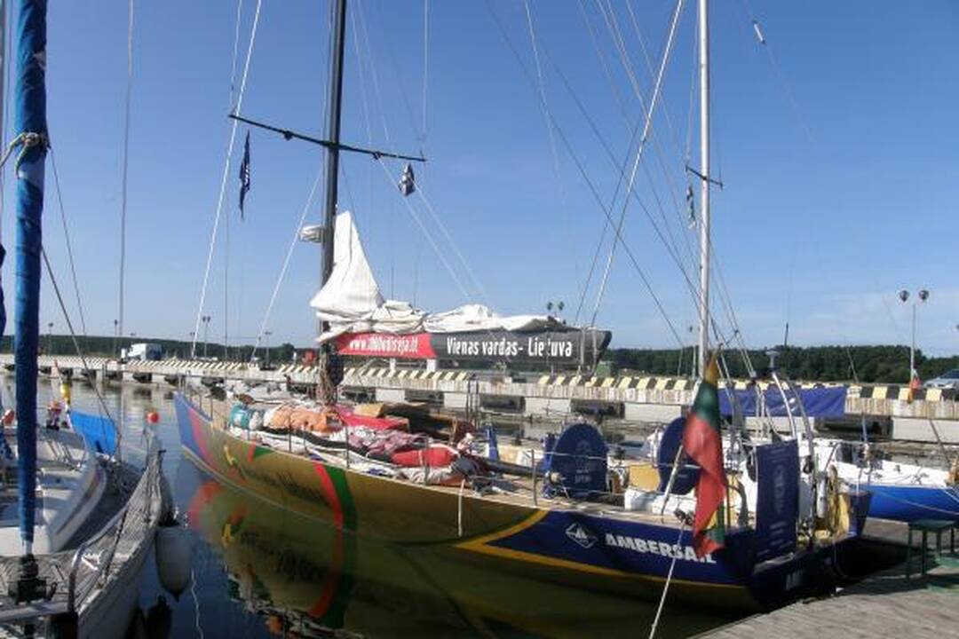 „Ambersail“ jau prisišvartavo Klaipėdos uoste