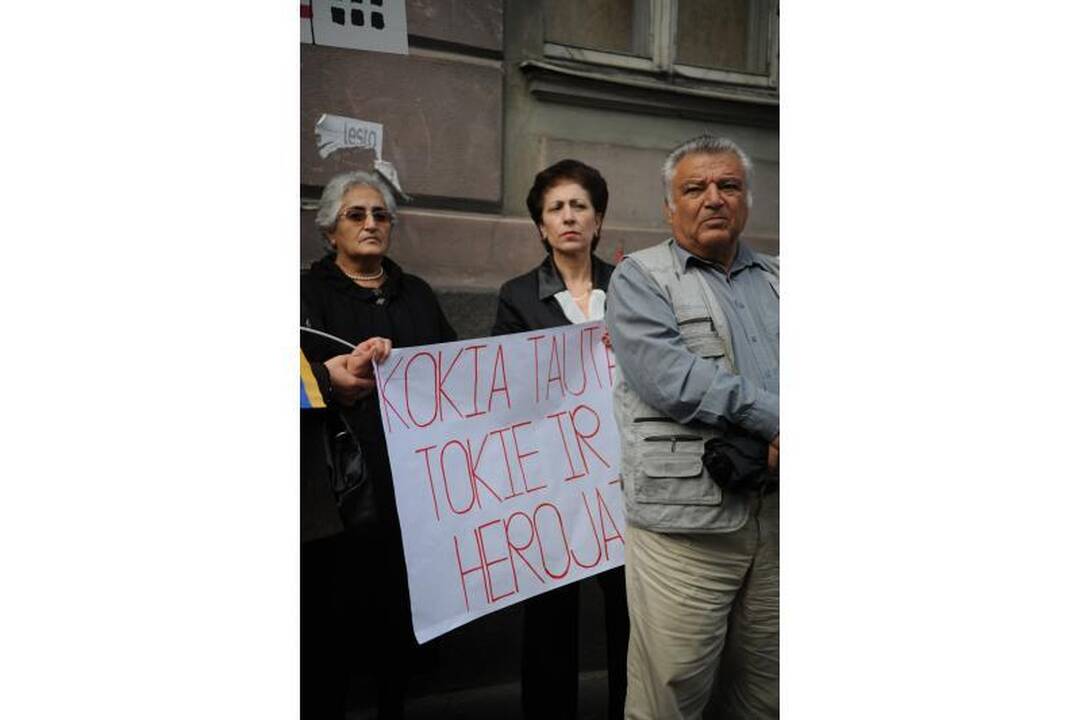Sostinėje prie Vengrijos ambasados armėnų protestas