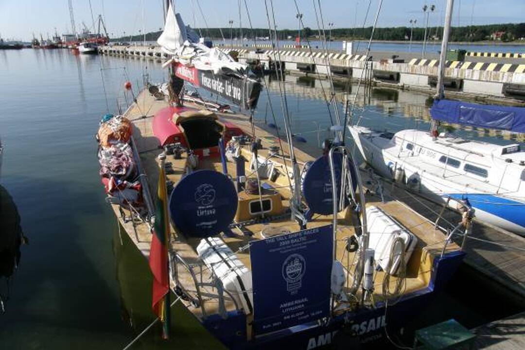 „Ambersail“ jau prisišvartavo Klaipėdos uoste