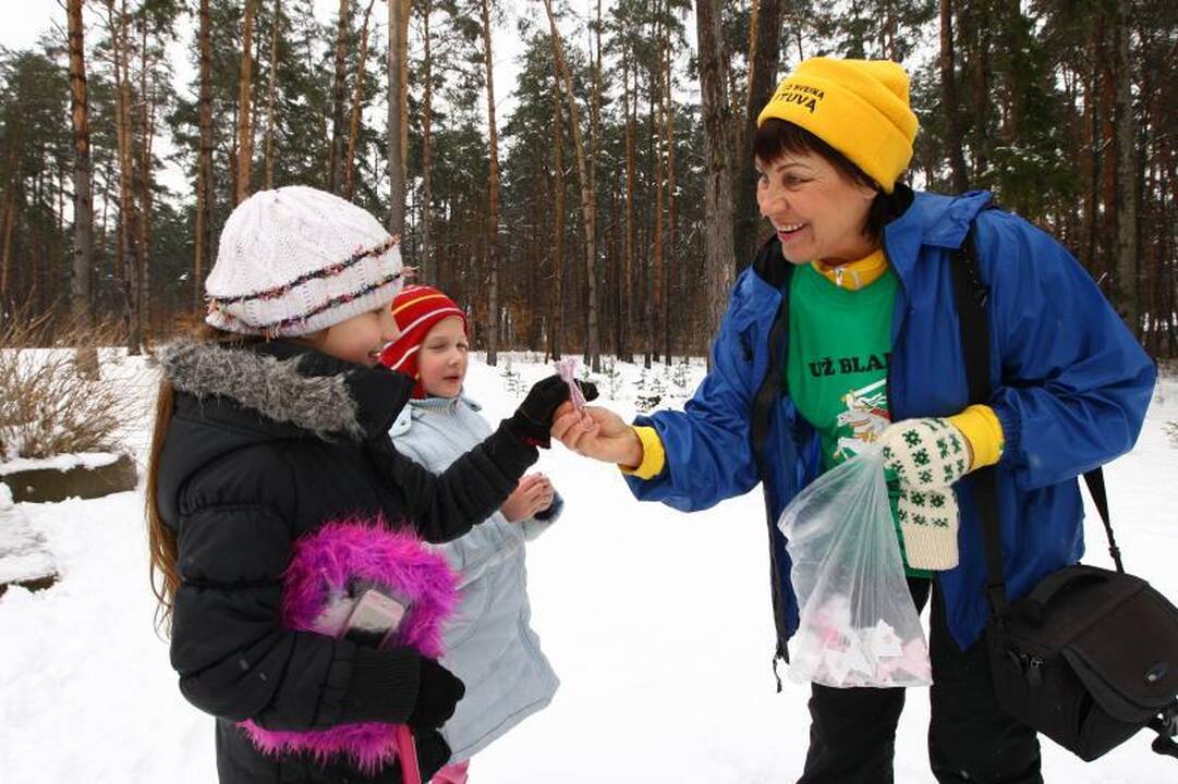 Bėgimas už blaivybę: pusnys entuziastų neatbaidė