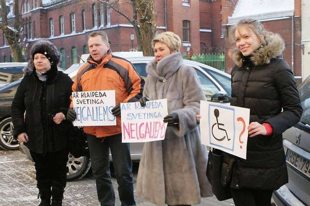 Klaipėda nėra patogi neįgaliesiems