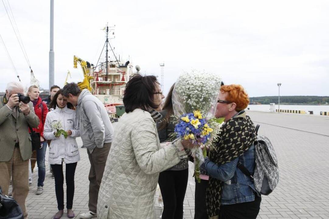 „Vilties misijos 2012“ ekipažas saugiai pasiekė Klaipėdos uostą
