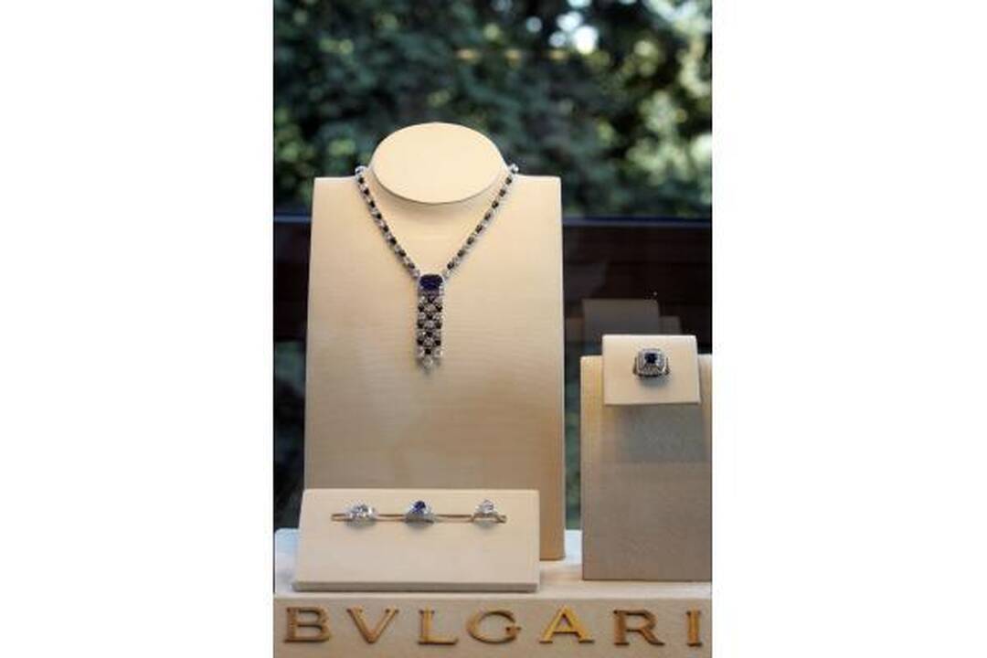 Pirmą kartą Lietuvoje - 50 mln. litų vertės BVLGARI kolekcija
