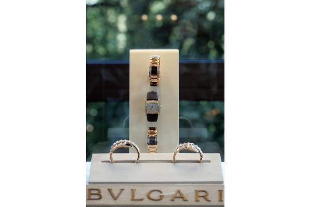 Pirmą kartą Lietuvoje - 50 mln. litų vertės BVLGARI kolekcija