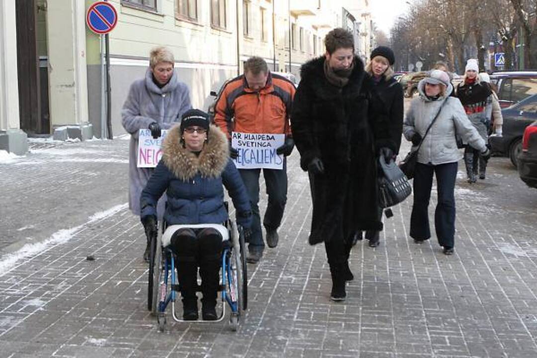 Klaipėda nėra patogi neįgaliesiems