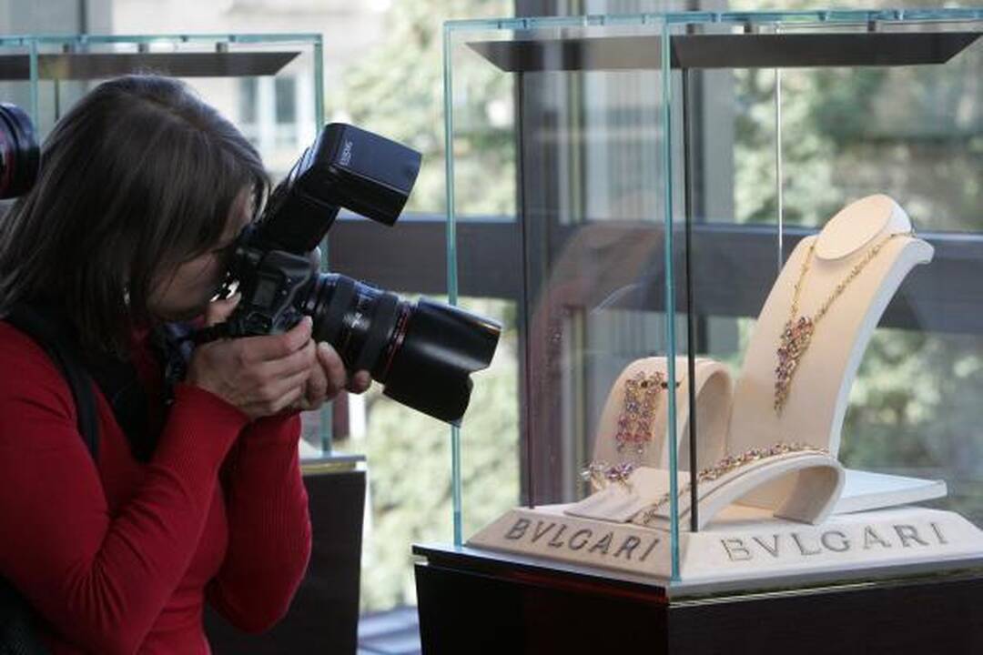 Pirmą kartą Lietuvoje - 50 mln. litų vertės BVLGARI kolekcija