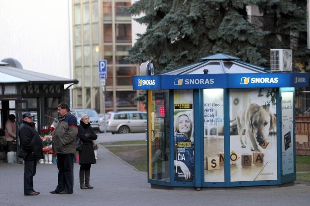 „Snoro“ kioskeliai virsta Lietuvos pašto bankeliais