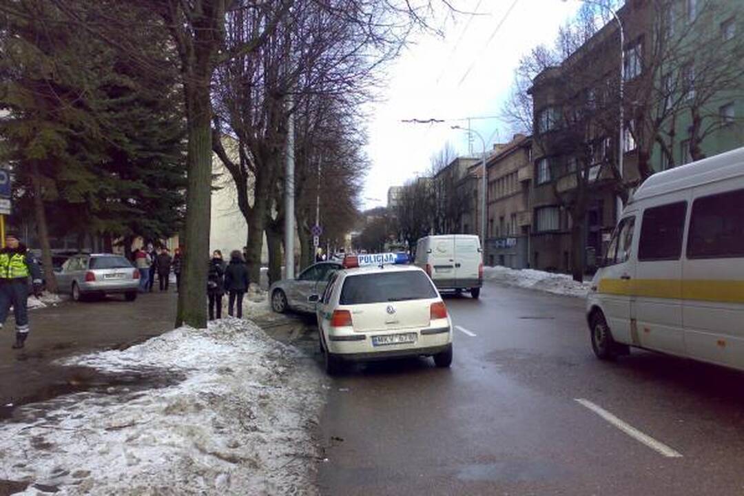 Per avariją Kauno centre partrenktas žmogus (papildyta)