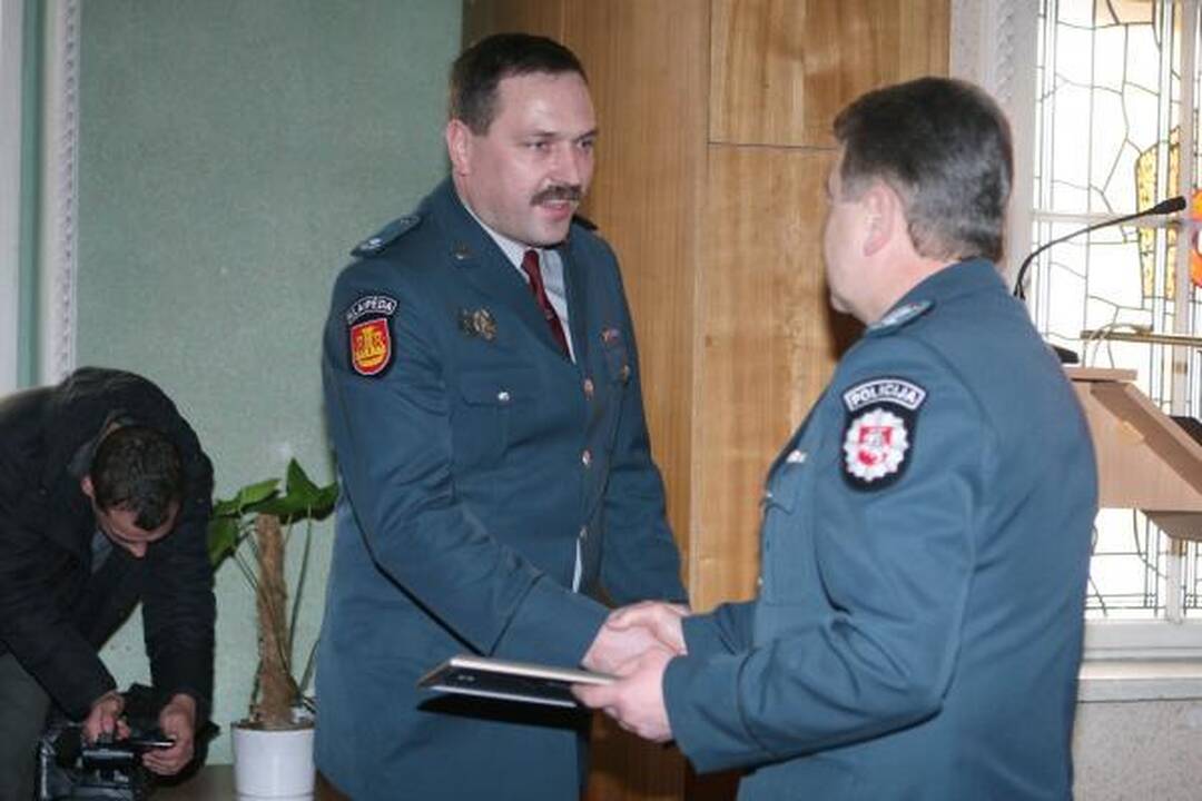Klaipėdos policininkai sulaukė pagyrų