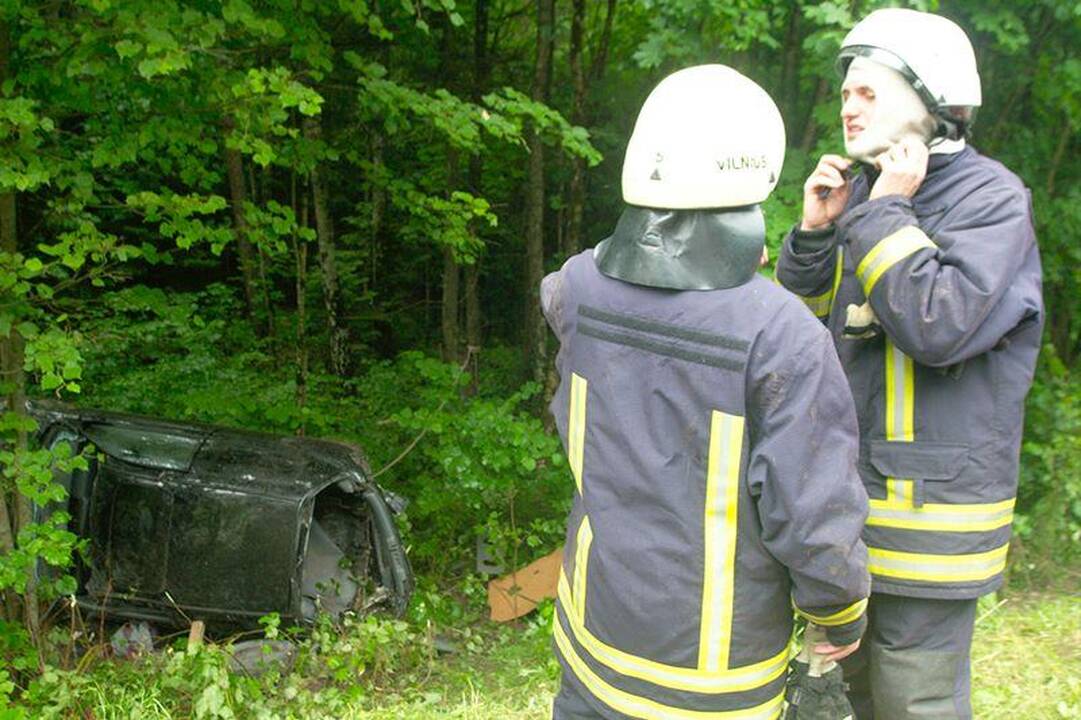 Ieškomas avariją Vilniuje sukėlęs vairuotojas 