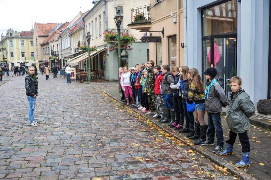 Kauno senamiestis šventiškai išlydėjo vasarą