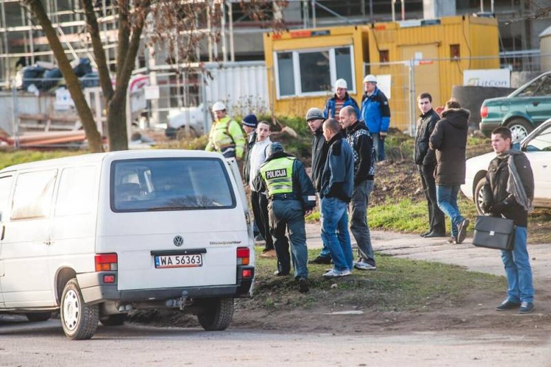 Dėl nutrauktų troleibuso laidų – spūstys K. Baršausko gatvėje