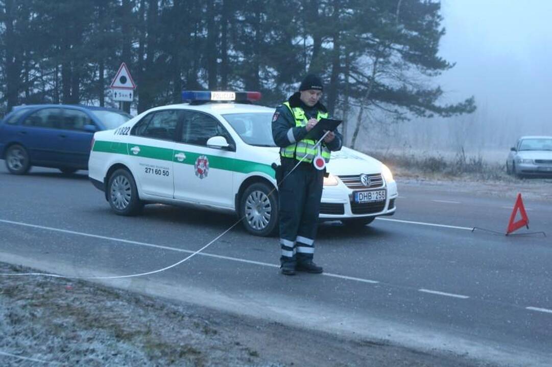 Mirtinai partrenktos pėsčiosios sugyventinis išvežtas į policiją