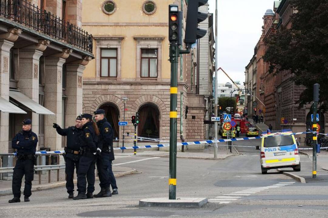 Dėl galimo sprogmens evakuota dalis Švedijos vyriausybės pastato